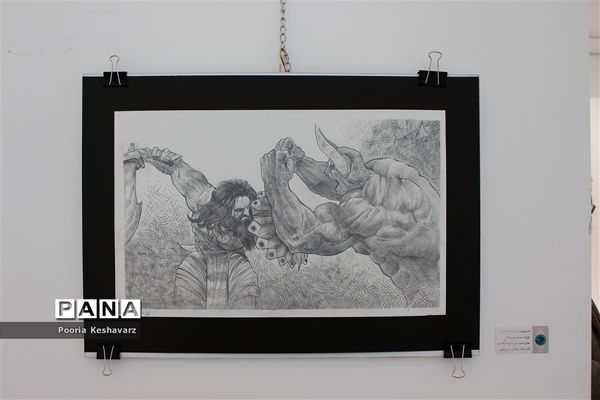 نمایشگاهی از نقاشی های دیجیتال دو دانش آموز شیرازی