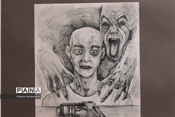 نمایشگاهی از نقاشی های دیجیتال دو دانش آموز شیرازی