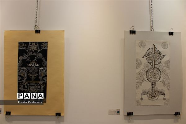 نمایشگاهی از نقاشی های دیجیتال دو دانش آموز شیرازی