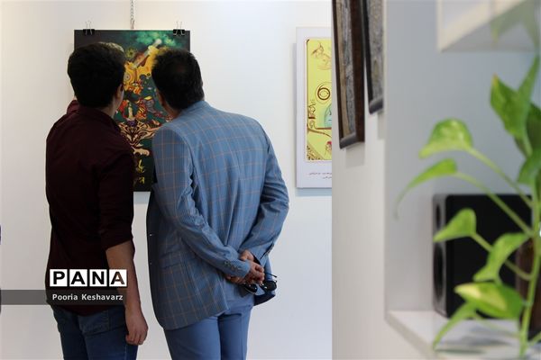 نمایشگاهی از نقاشی های دیجیتال دو دانش آموز شیرازی