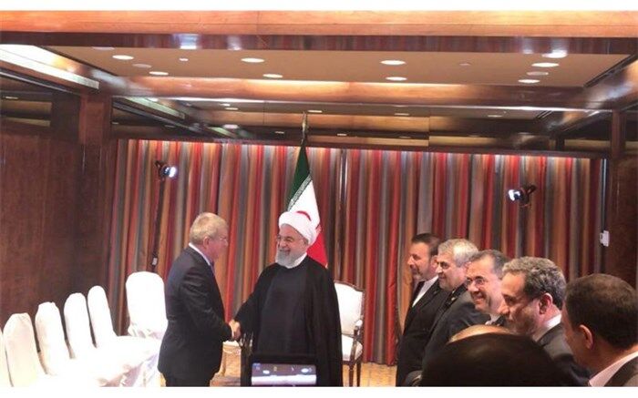رئیس کمیته بین المللی المپیک با رییس جمهوری دیدار کرد