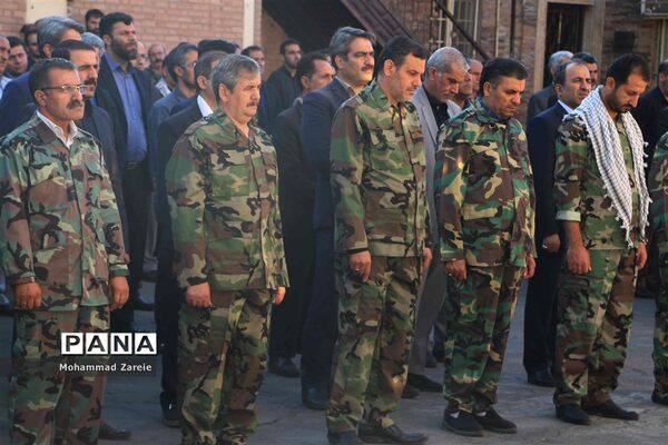 صبحگاه مشترک در اداره کل آموزش و پرورش شهرستانهای استان تهران