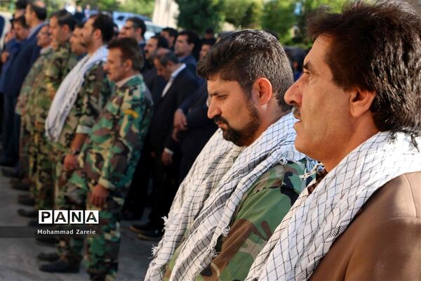 صبحگاه مشترک در اداره کل آموزش و پرورش شهرستانهای استان تهران