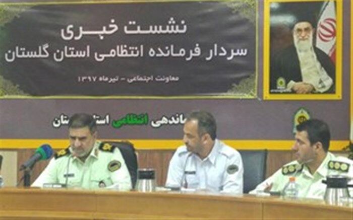 دستگیری 8 متعرض به خودروهای باری در جاده‌های گلستان