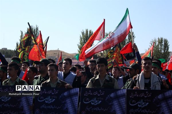 رزمایش اقتدار عاشورایی بسیج سپاهیان حضرت محمد رسول  الله (ص) در تبریز