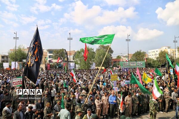 تجمع بزرگ بسیجیان مازندران