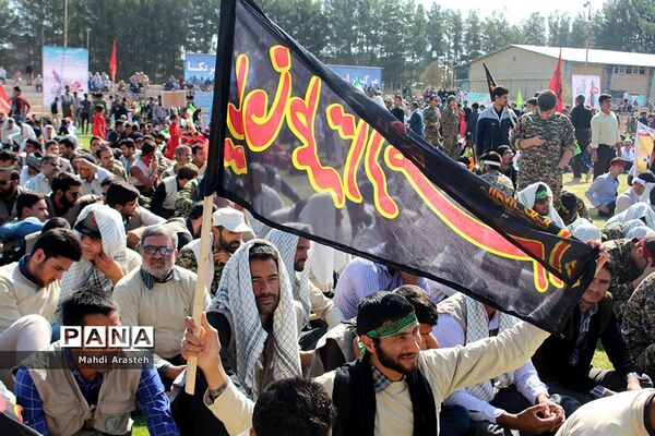 تجمع بزرگ ۲۰ هزار نفری اقتدار عاشورایی بسیجیان