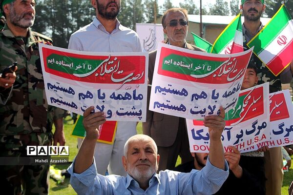 تجمع بزرگ ۲۰ هزار نفری اقتدار عاشورایی بسیجیان