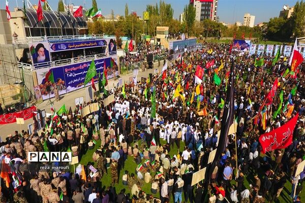 رزمایش  40 هزار نفری اقتدار بسیجیان آذربایجان غربی
