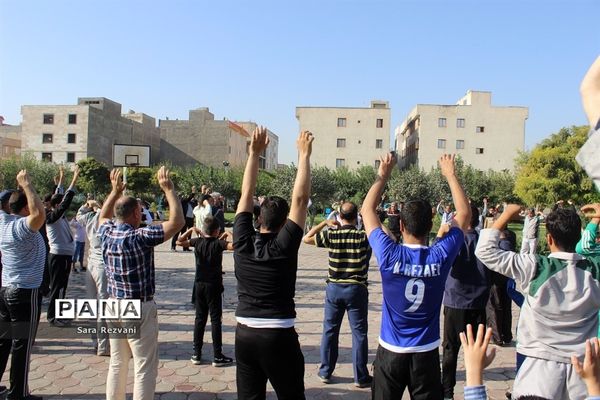 همایش پیاده روی خانوادگی گرامیداشت هفته نیروی انتظامی در اسلامشهر