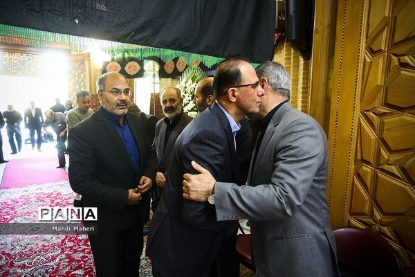 مراسم ختم پدر همسر وزیرآموزش و پرورش