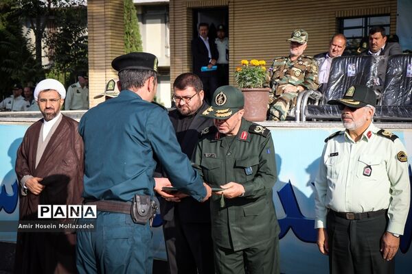 صبحگاه مشترک نیروهای مسلح به مناسبت آغاز هفته نیروی انتظامی در ارومیه