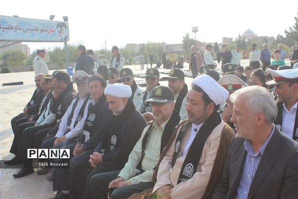 مراسم عطر افشانی گلزار شهدا، گرامیداشت هفته نیروی انتظامی  دراسلامشهر