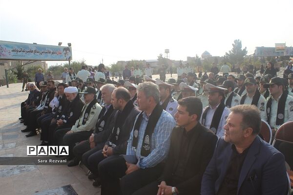 مراسم عطر افشانی گلزار شهدا، گرامیداشت هفته نیروی انتظامی  دراسلامشهر
