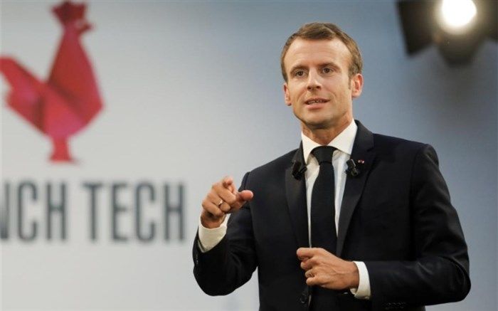 امانوئل مکرون ادعای وزیرش درباره ایران را رد کرد