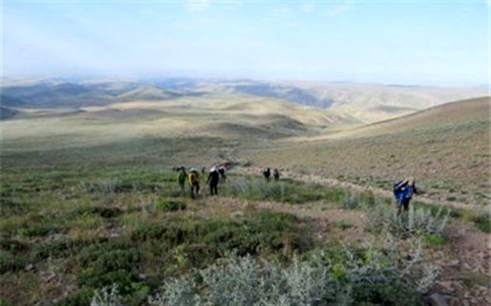 صعود کوهنوردان پیشکسوت کشور به قله سهند