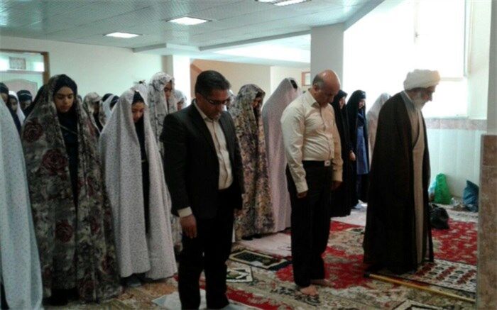 برگزاری نماز جماعت در واحدهای آموزشی اسلامشهر