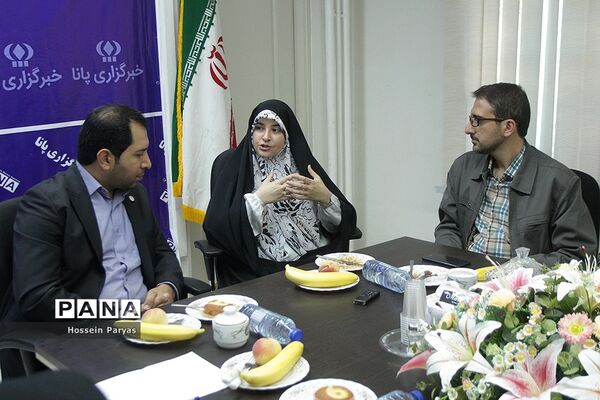 حضور شهاب الدین صابونچی، رئیس سازمان جوانان هلال احمر در خبرگزاری پانا