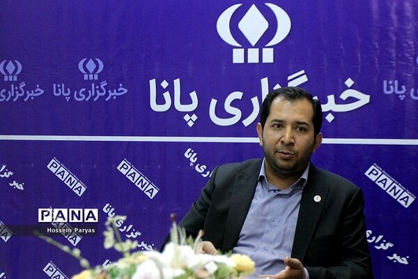 حضور شهاب الدین صابونچی، رئیس سازمان جوانان هلال احمر در خبرگزاری پانا