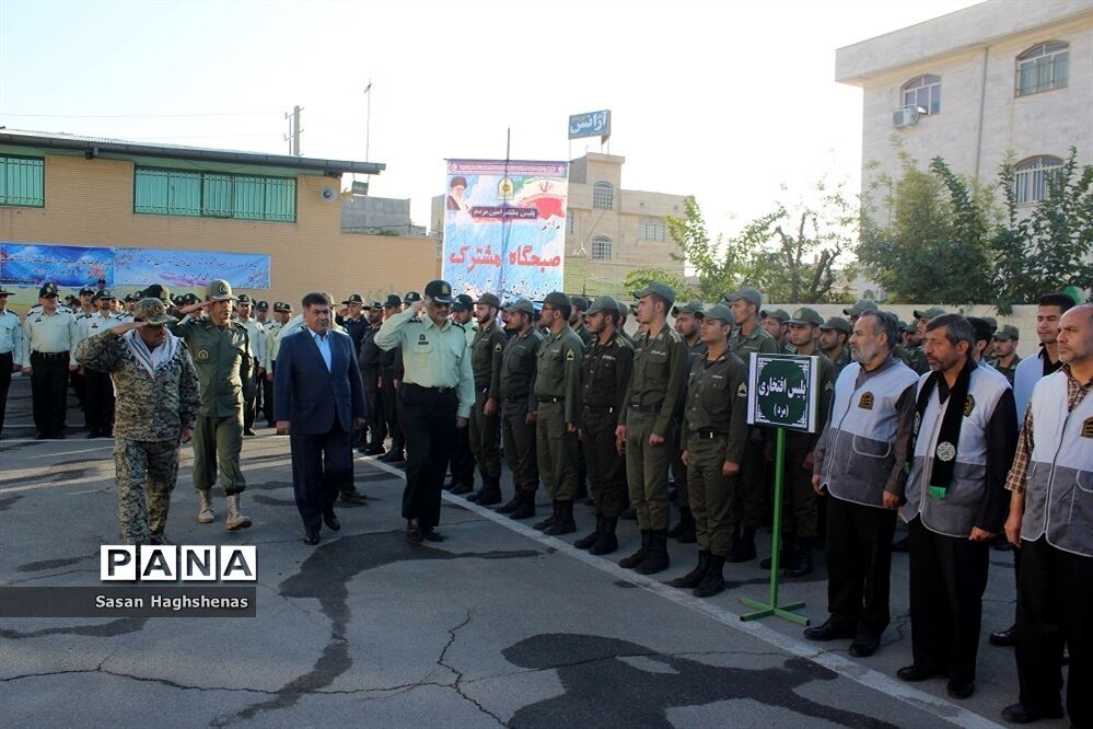 صبحگاه مشترک فرماندهی نیروی انتظامی اسلامشهر