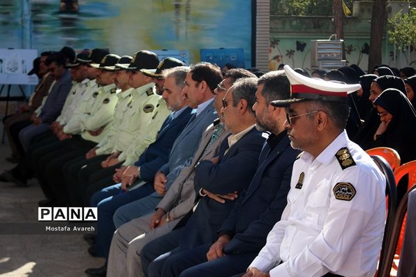 مراسم قرائت پیام مهر در دبیرستان فاطمه زهرا (س) شهرستان بیرجند