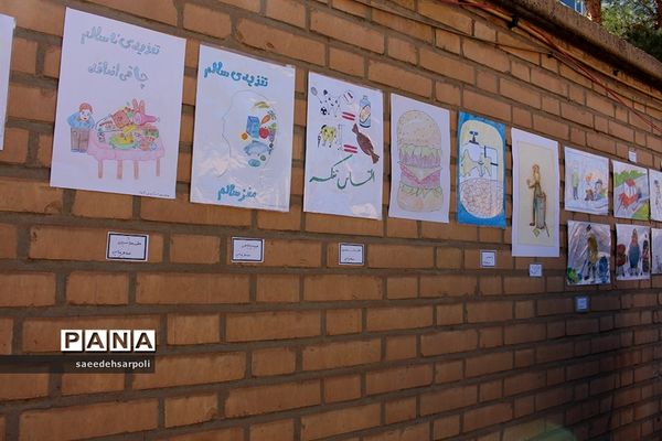 جشنواره غذای سالم در هنرستان رسالت بیرجند