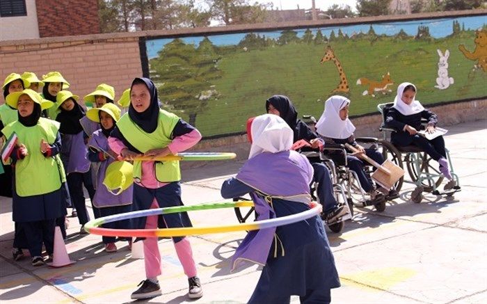 مشارکت یکصد دانش آموز در برنامه پارا المپیک
