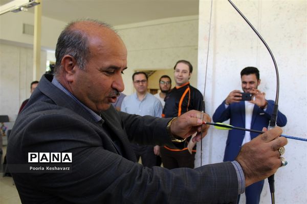 مسابقه تیر و کمان اصحاب رسانه شیراز