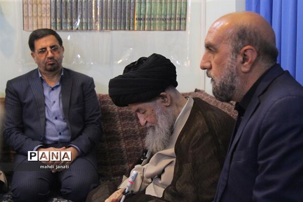 دیدار با حضرت آیت الله علوی گرگانی به مناسبت هفته پیوند اولیاء و مربیان