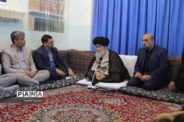 دیدار با حضرت آیت الله علوی گرگانی به مناسبت هفته پیوند اولیاء و مربیان
