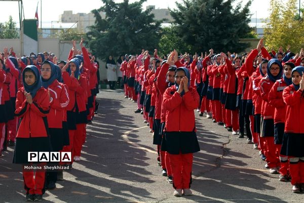 مراسم هفته بیمه سلامت و تربیت بدنی در مدارس آذربایجان شرقی