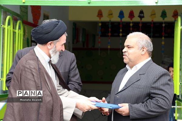 مراسم افتتاح نمازخانه در دبستان علامه حلی بیرجند