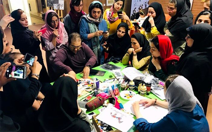 کارگاه تصویرگری پیمان رحیمی زاده در اهواز برگزار شد