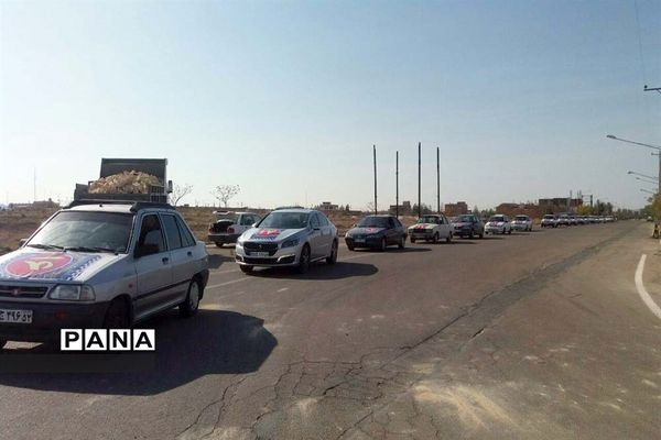 همایش اتومبیلرانی خانوادگی درشهرستان خوسف خراسان جنوبی