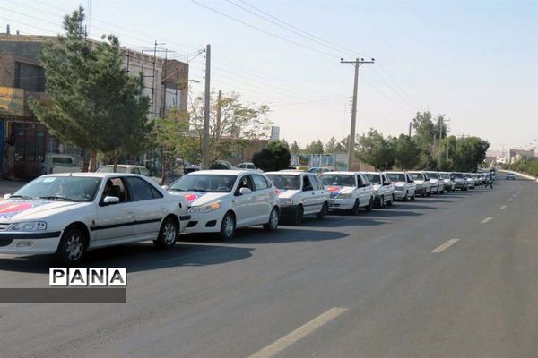 همایش اتومبیلرانی خانوادگی درشهرستان خوسف خراسان جنوبی
