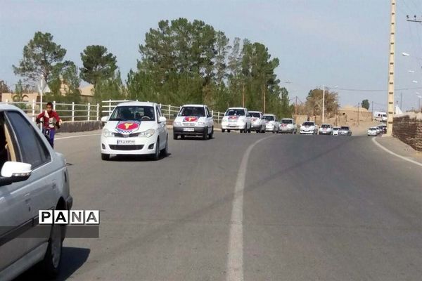 همایش اتومبیلرانی خانوادگی درشهرستان خوسف خراسان جنوبی