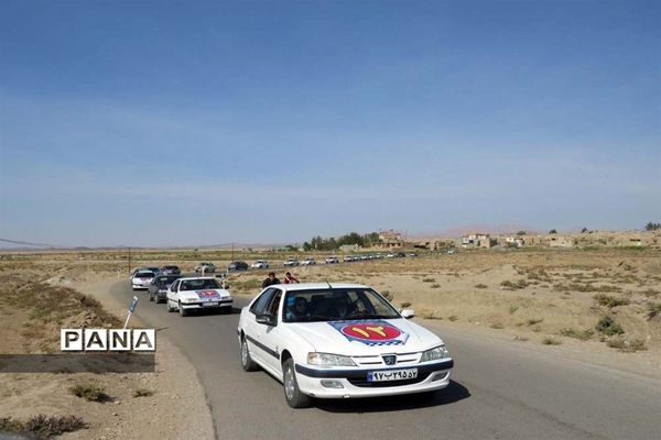 همایش اتومبیلرانی خانوادگی درشهرستان خوسف خراسان جنوبی