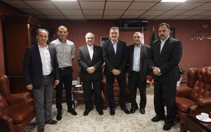 دیدار برانکو و سید جلال حسینی با وزیر ورزش و جوانان