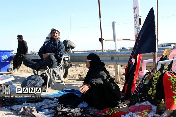 خدمات رسانی به زائرین اربعین در مرز شلمچه