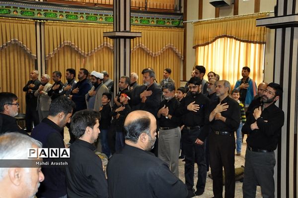 مراسم صبح اربعین در مجتمع ابن حسام بیرجند