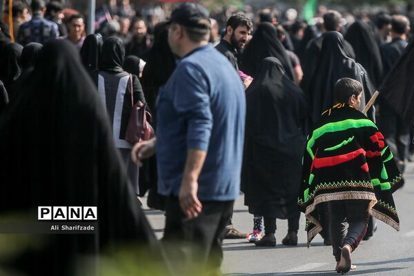 پیاده‌روی جاماندگان اربعین حسینی در تهران