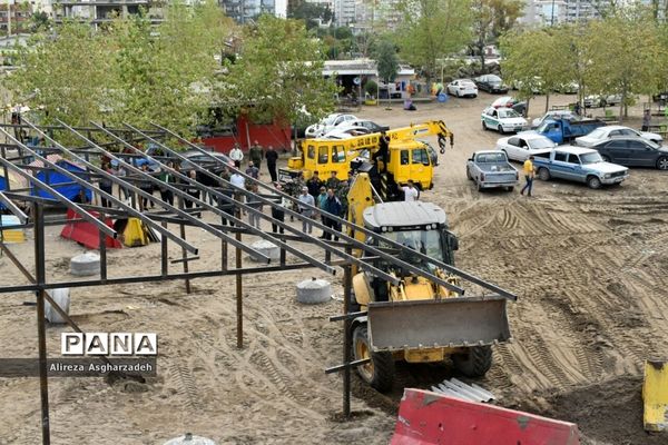 تخریب سازه‌های غیرمجاز در ساحل سنگچین بابلسر