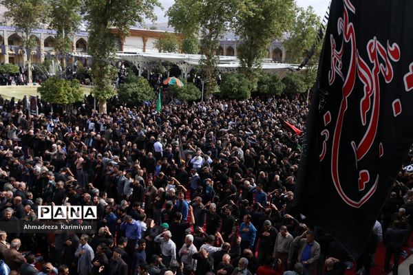 برگزاری مراسم عزاداری اربعین حسینی در شاهچراغ