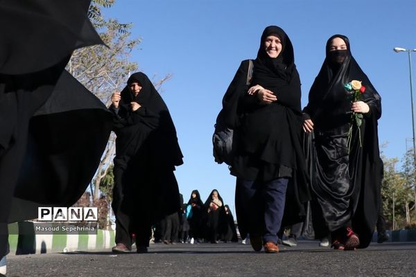 پیاده‌روی جاماندگان کربلا از مصلی تا وادی رحمت تبریز