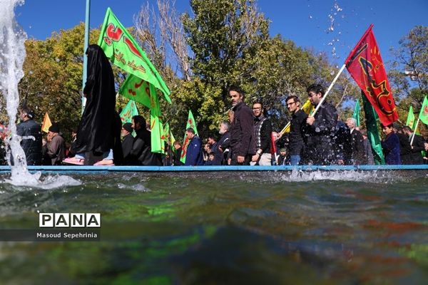 پیاده‌روی جاماندگان کربلا از مصلی تا وادی رحمت تبریز