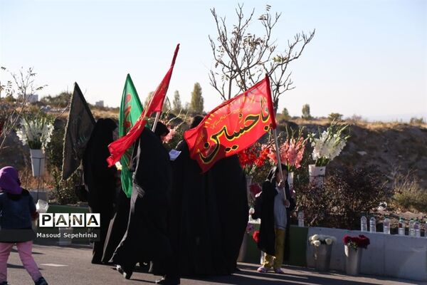 پیاده‌روی جاماندگان کربلا از مصلی تا وادی رحمت تبریز