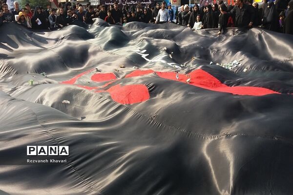 شورحسینی در راهپیمایی  جاماندگان اربعین حسینی