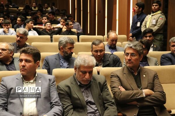 آیین نواختن زنگ پدافند غیر عامل در مشهد