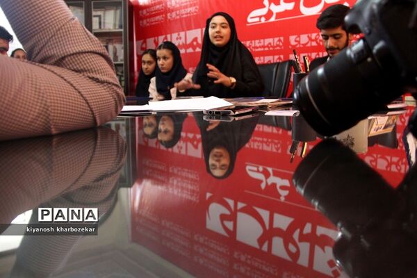 حضور نمایندگان مجلس دانش‌آموزی آذربایجان غربی در دفتر روزنامه همشهری