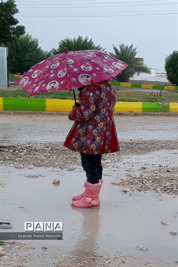 طراوت باران پاییزی در گله دار